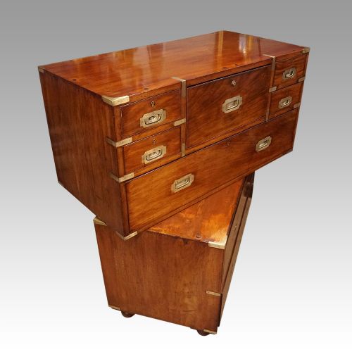 fig 1. Victorian secrétaire campaign chest