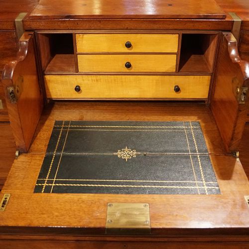 fig 7. Victorian secrétaire campaign chest