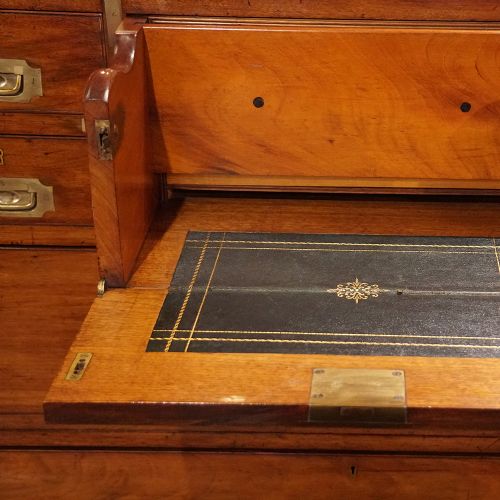 fig 9. Victorian secrétaire campaign chest