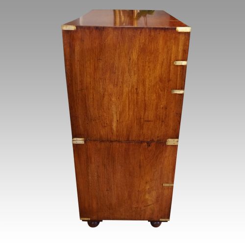 fig 10. Victorian secrétaire campaign chest