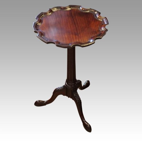 fig 5. Pair Georgian style mahogany wine tables