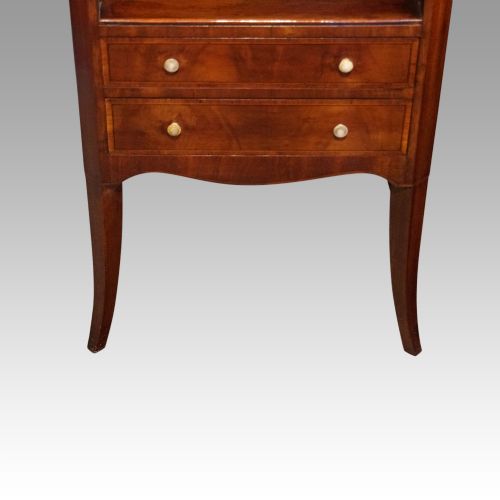fig 3. Pair of Georgian style bedside cabinets