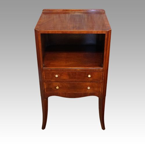 fig 4. Pair of Georgian style bedside cabinets