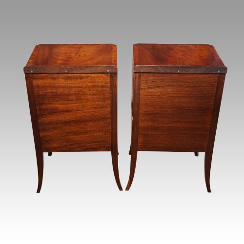 fig 6. Pair of Georgian style bedside cabinets