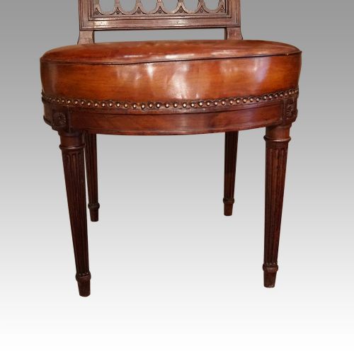 fig 1. Set of 8 Edwardian mahogany dining chairs