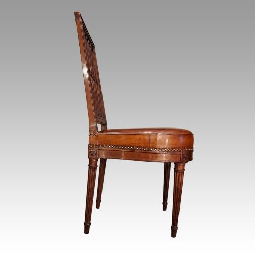 fig 7. Set of 8 Edwardian mahogany dining chairs