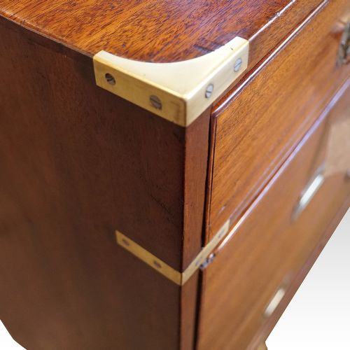 fig 7. Antique teak campaign chest