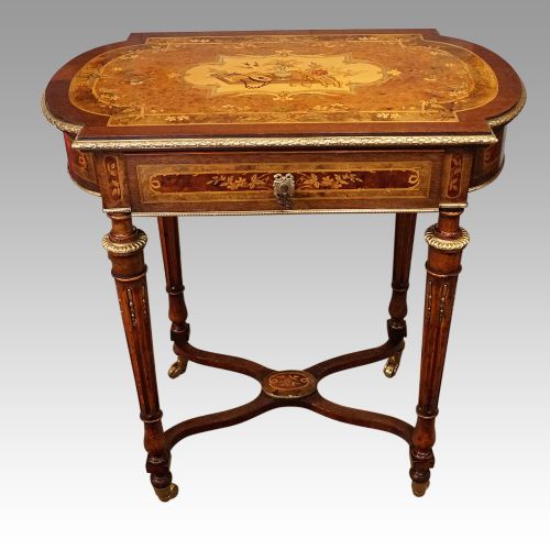 fig 5. 19thc. French inlaid dressing table