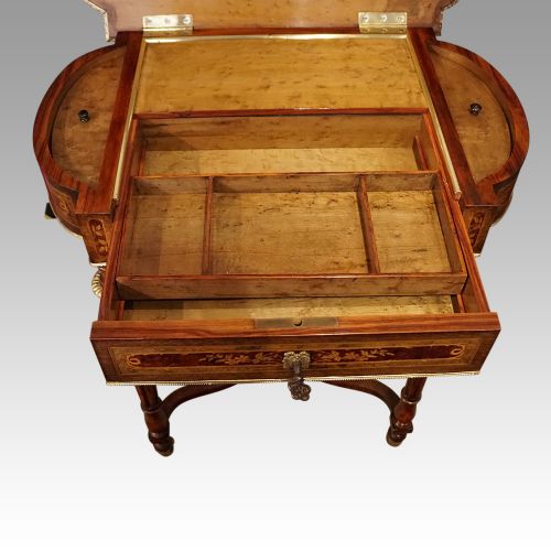 fig 6. 19thc. French inlaid dressing table