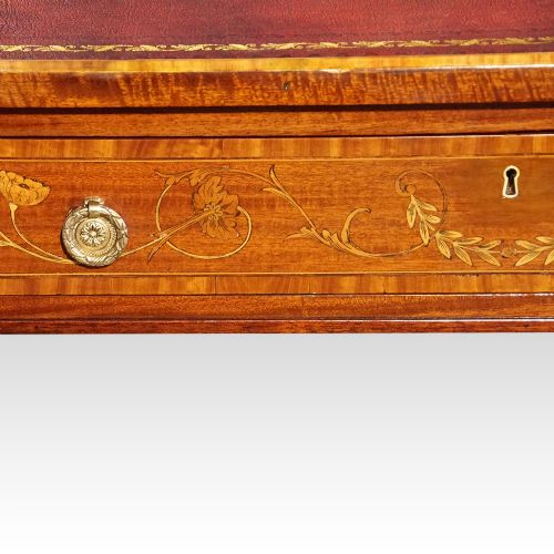 fig 2. Edwardian mahogany pedestal desk