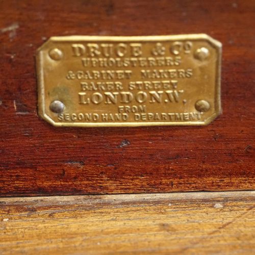fig 7. Edwardian mahogany pedestal desk