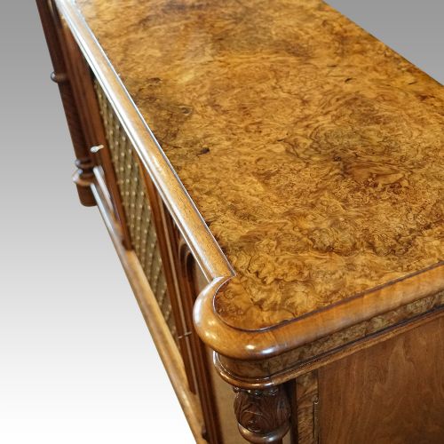 fig 1. Victorian walnut side cabinet