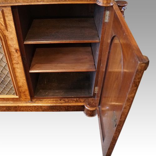fig 6. Victorian walnut side cabinet