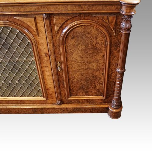fig 9. Victorian walnut side cabinet