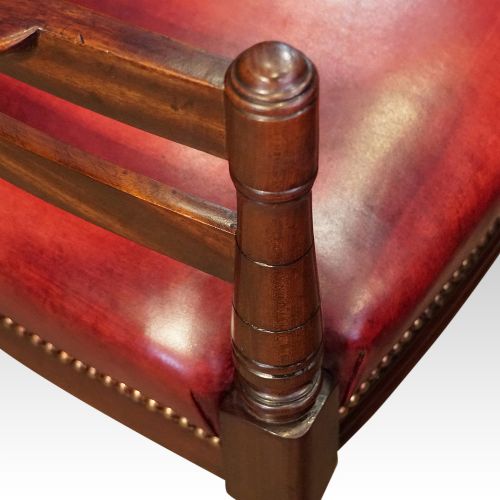 fig 1. Pair of Edwardian mahogany desk chairs
