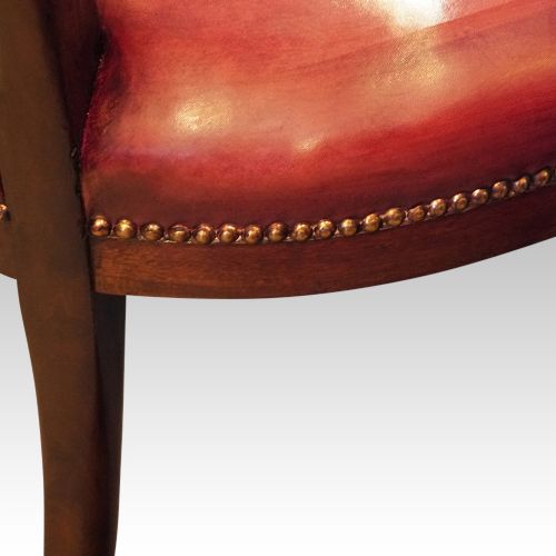 fig 7. Pair of Edwardian mahogany desk chairs