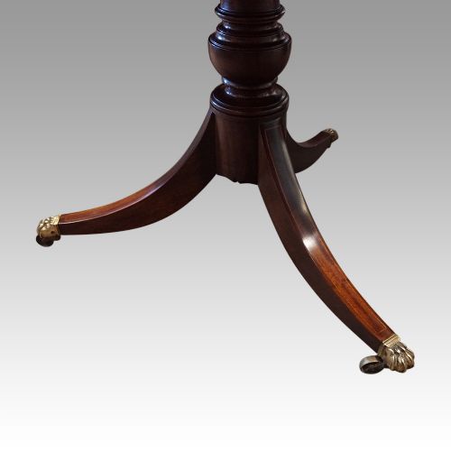 fig 7. George VI twin pillar dining table