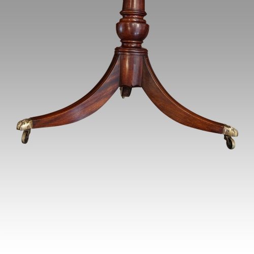 fig 9. George VI twin pillar dining table