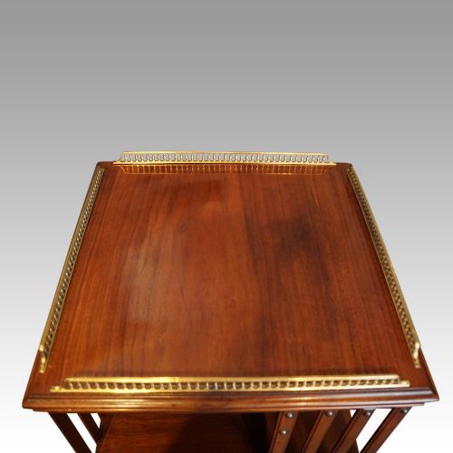 fig 5. Edwardian walnut revolving bookcase