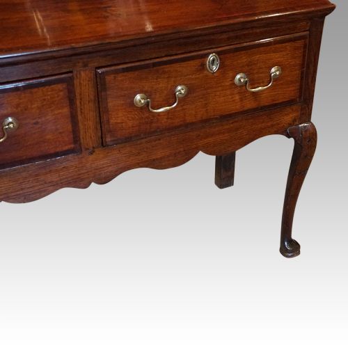 fig 1. Antique oak dresser base