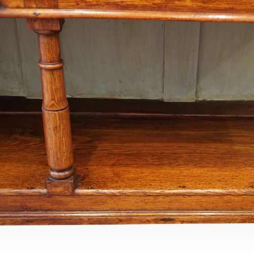 fig 1. Antique oak dresser pot board base