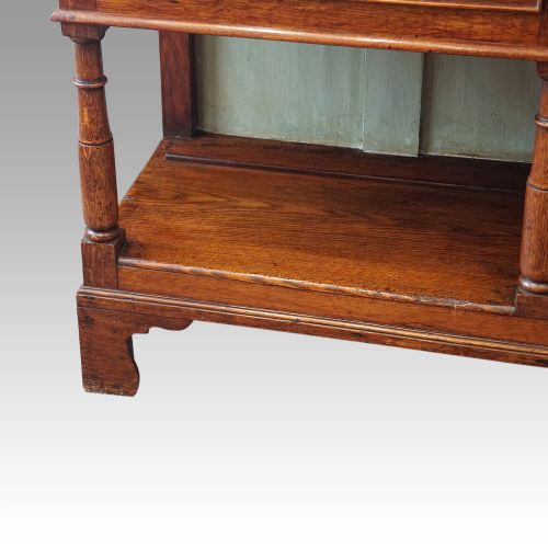 fig 2. Antique oak dresser pot board base