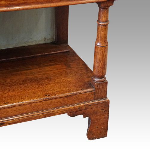 fig 3. Antique oak dresser pot board base
