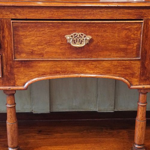 fig 5. Antique oak dresser pot board base