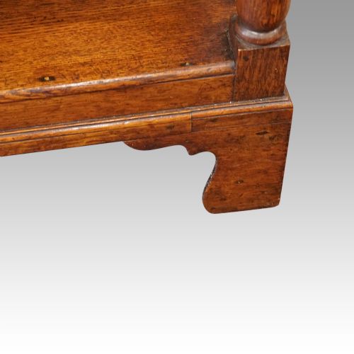 fig 6. Antique oak dresser pot board base