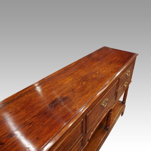 fig 8. Antique oak dresser pot board base