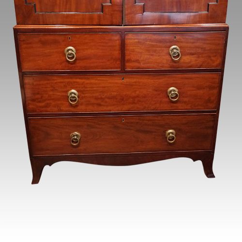 fig 1. Regency mahogany linen press