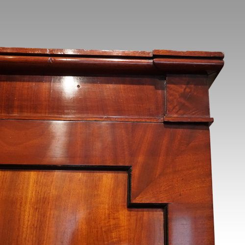 fig 2. Regency mahogany linen press