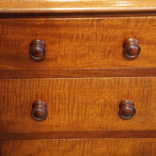 fig 1. Pair Victorian mahogany bedside chests
