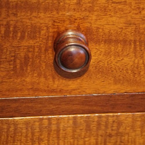 fig 4. Pair Victorian mahogany bedside chests