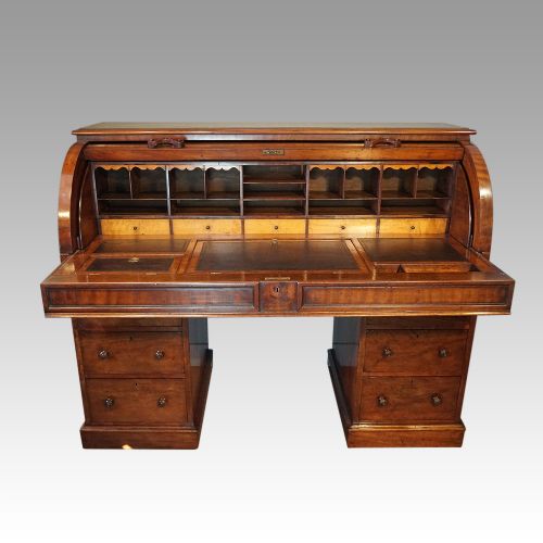 fig 4. Victorian mahogany desk