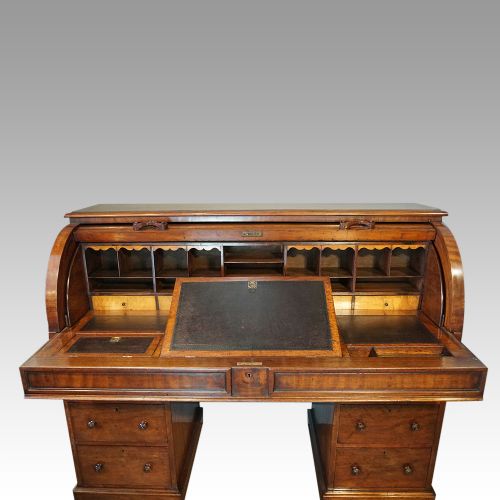 fig 8. Victorian mahogany desk