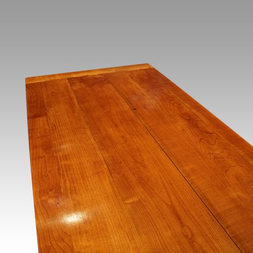 fig 3. Antique Cherry farmhouse refectory table