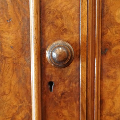 fig 2. Victorian walnut linen press