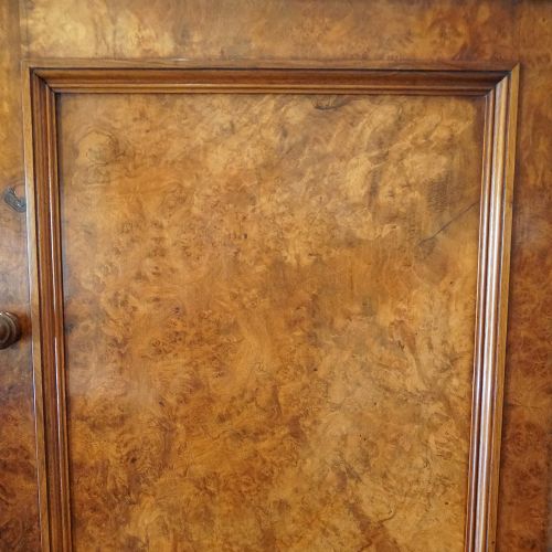 fig 3. Victorian walnut linen press