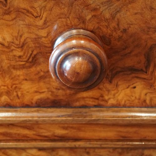 fig 7. Victorian walnut linen press