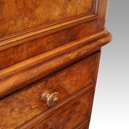 fig 8. Victorian walnut linen press