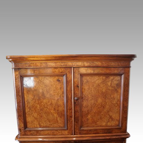 fig 9. Victorian walnut linen press