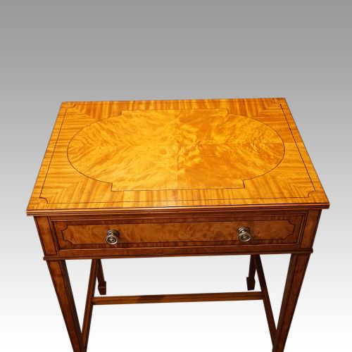 fig 4. Edwardian inlaid Satinwood side table