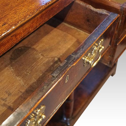 fig 3. Georgian oak pot board dresser base