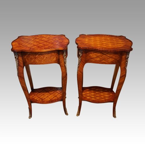 fig 7. Pair of Antique French side tables
