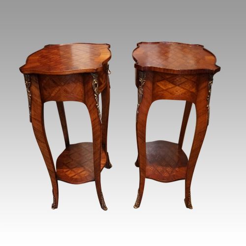 fig 8. Pair of Antique French side tables