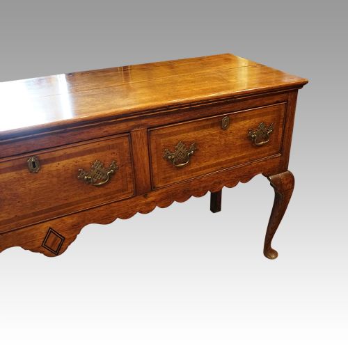 fig 1. Antique oak dresser base