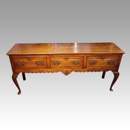 fig 6. Antique oak dresser base