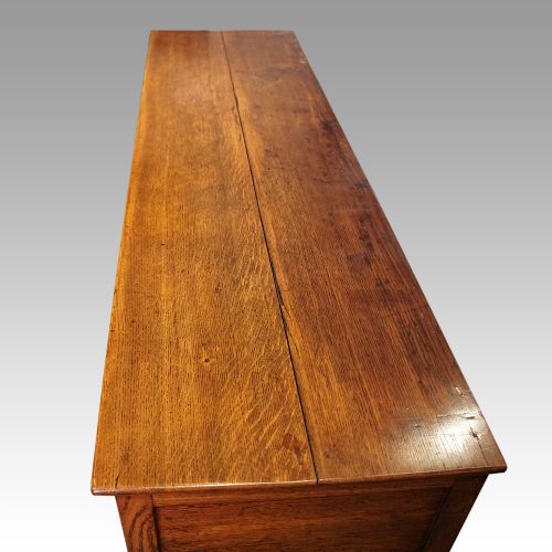 fig 8. Antique oak dresser base