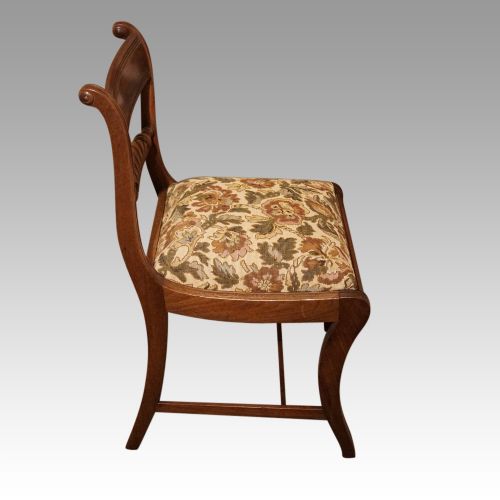fig 4. Set of 6 Regency mahogany dining chairs